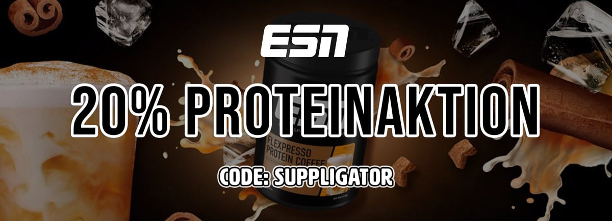 20% off protein at ESN with code SUPPLIGATOR