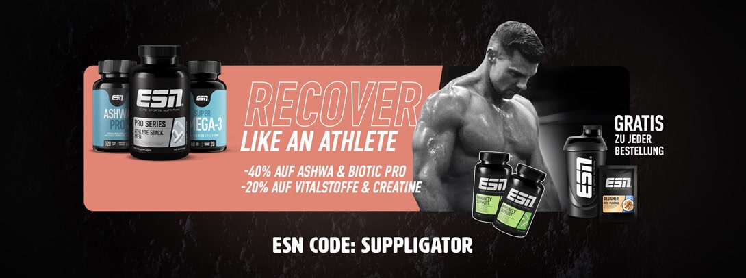 ESN Health & Recovery Week: Up to 40% off nutritional supplements
