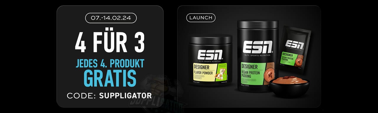 “Buy 4, Get 3 Free” promotion at ESN—save up to 25% with the ESN discount code SUPPLIGATOR
