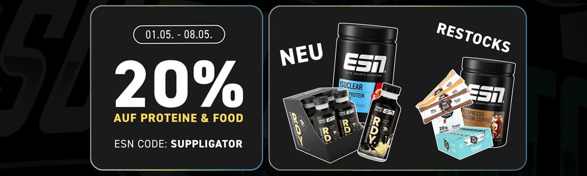 20% Off with the ESN Protein & Food Promotion + Launch of ESN RDY