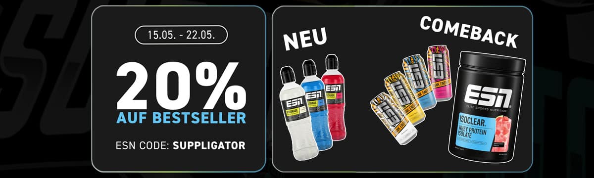 Up to 30% off during the ESN Bestsellers Sale + Launch of the new ESN HYDORADE
