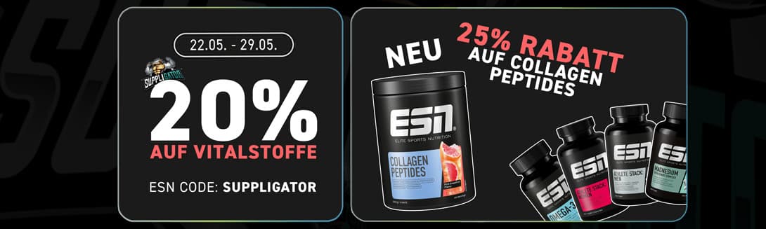 ESN Nutrient Promotion with Up to 25% Off + Launch of the New Collagen Peptides