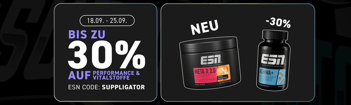 Save up to 30% on ESN Performance and Vital Substances during the Meta X 2.0 launch