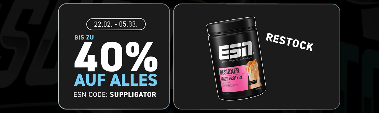 ESN Arnolds Peak Week with up to 40% off