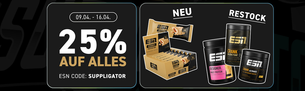 25% off everything during the ESN FIBO promotion + Golden Designer Bar launch and giveaway