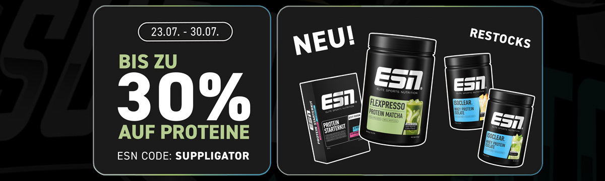 Up to 30% off protein products at ESN with the launch of Flexpresso Protein Matcha