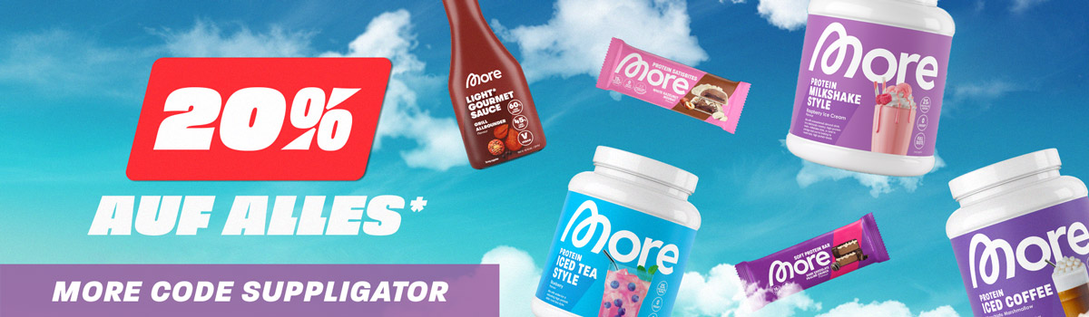 20% off everything at More + 40% off at Zerups (offer extended)