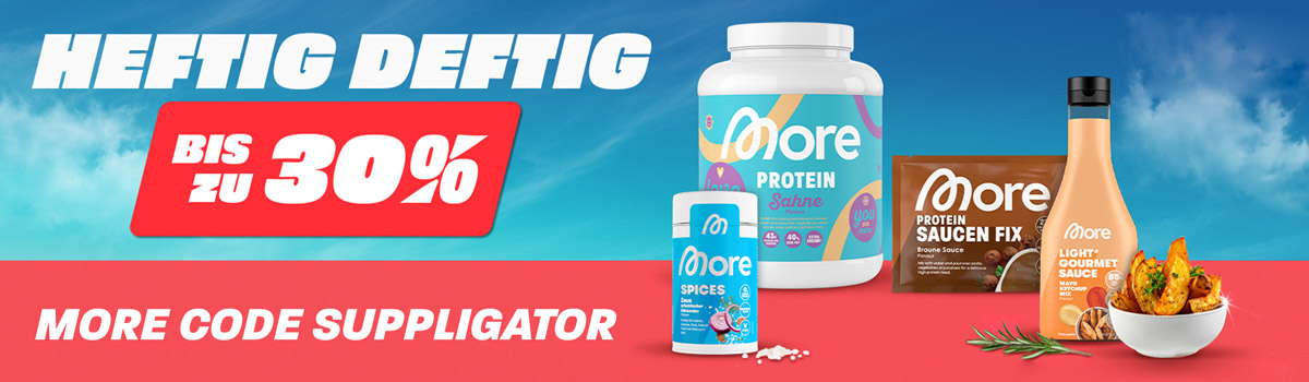 Up to 30% off during the “More Heftig Deftig” promotion, featuring new launches and XXL restocks