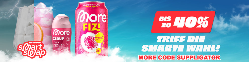 20% off everything at More + 40% off samples