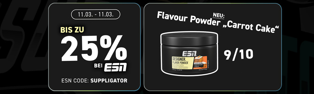 Up to 25% off popular restocks in the ESN Food & Flavor promotion