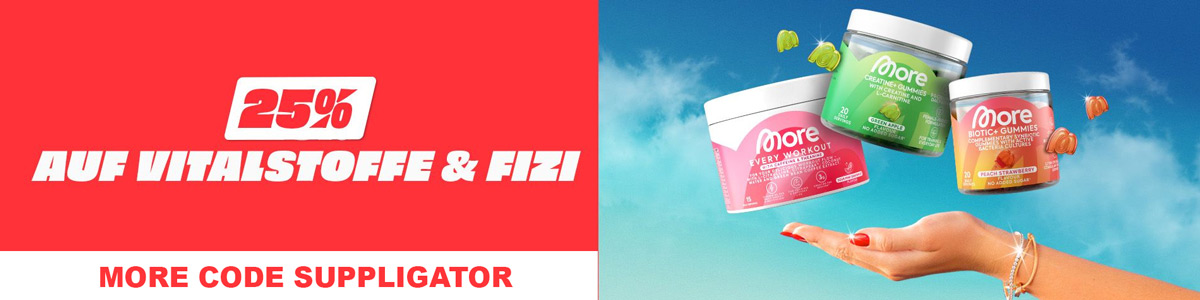 25% off nutritional supplements and Fizi at More with the launch of new gummies