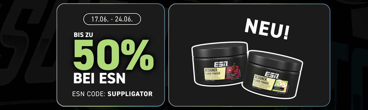 Up to 50% off ESN Food, Flavor, and Fan products