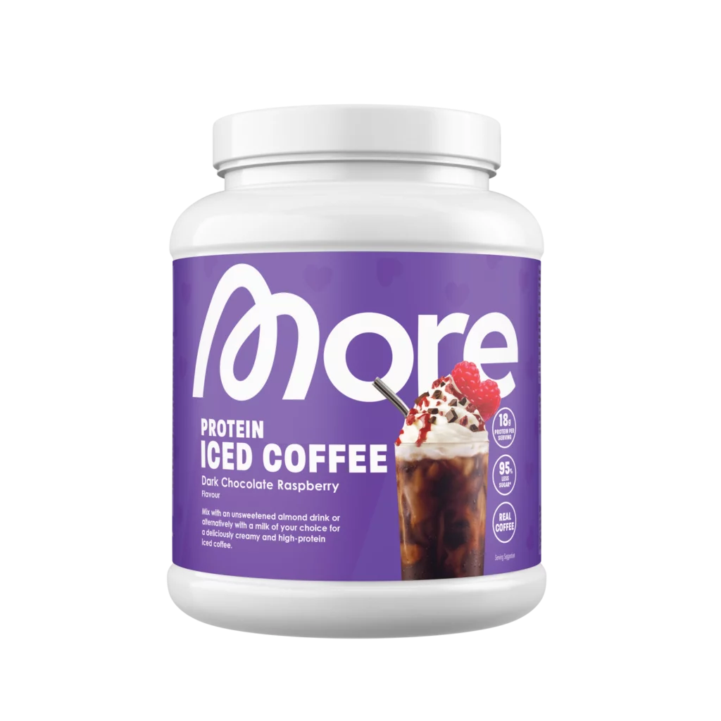 More Protein Iced Coffee Dark Chocolate Raspberry