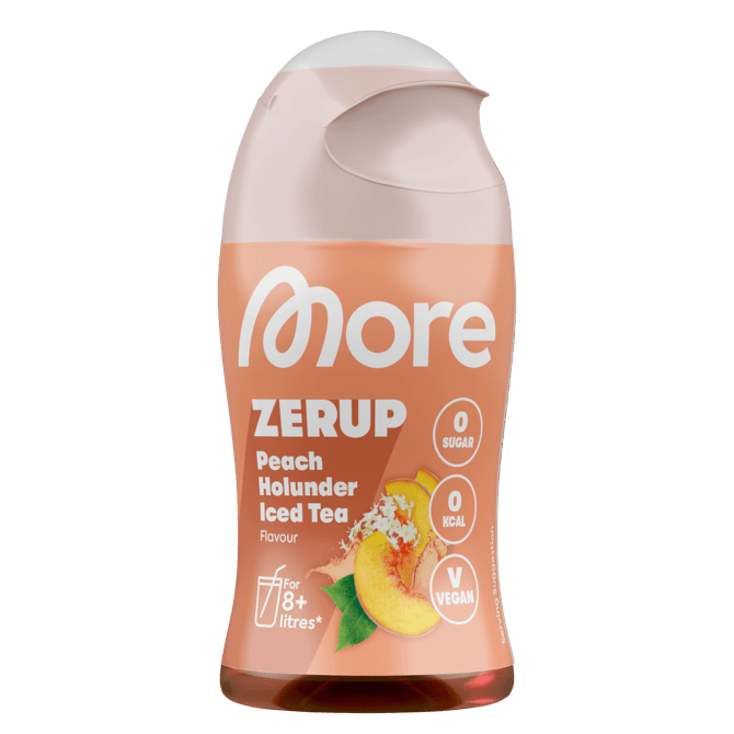 Zerup – Zero Sirup – Peach Holunder Iced Tea
