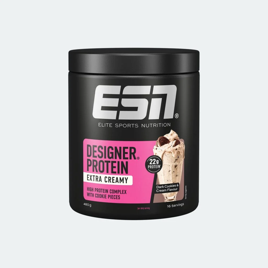 Designer Protein Extra Creamy – Dark Cookies & Cream
